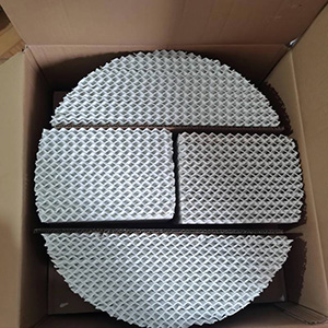 30° Angle Corrugated Structured Packing for Gas Separation Columns